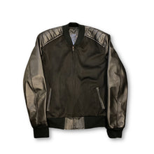Load image into Gallery viewer, Varsity Leather Sleeve Jacket
