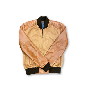 Varsity Leather Sleeve Jacket