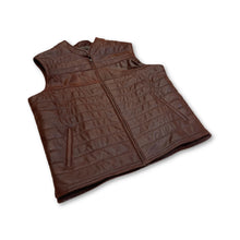 Load image into Gallery viewer, Mens Leather Vest
