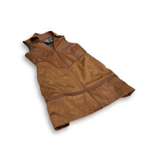 Load image into Gallery viewer, Womens Leather Dress Coat
