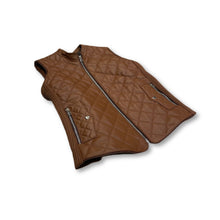 Load image into Gallery viewer, Womens Leather Vest
