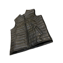 Load image into Gallery viewer, Mens Leather Vest
