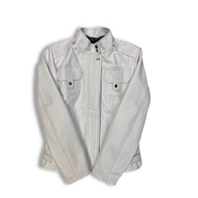 Load image into Gallery viewer, Womens White Leather Jacket
