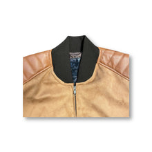 Load image into Gallery viewer, Varsity Leather Sleeve Jacket
